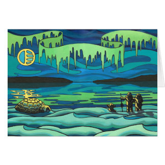 Arctic Painting Blank Card Beautiful Print Cards