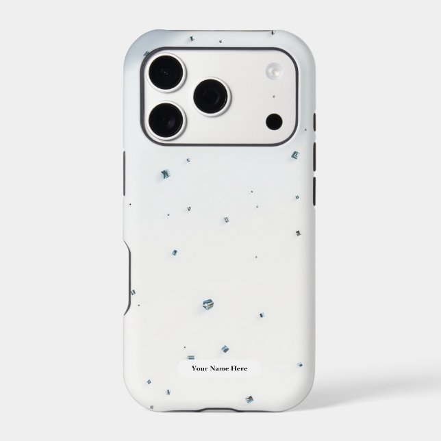 Arctic Pale Nickel Crystal Fade Case-Mate iPhone Case (Back)