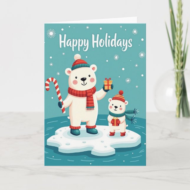 Arctic Pals Present Card (Front)