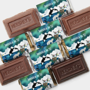 Arctic Polar Bear Reindeer Walrus Orca Narwhal Fox Hershey's Miniatures