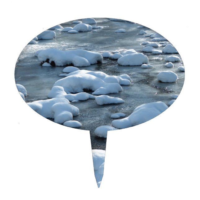 Arctic Scene Cake Topper (Front)