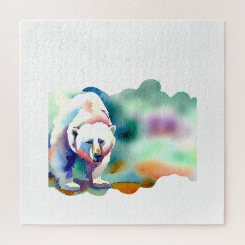 Arctic Sea Bear AREF1417 _ Watercolor Jigsaw Puzzle