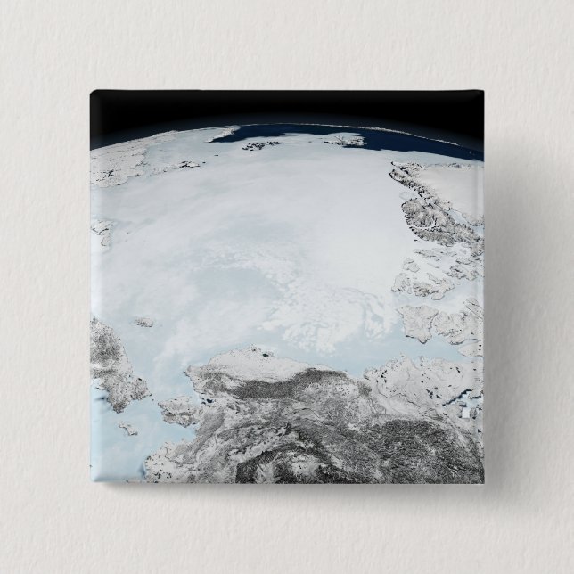 Arctic sea ice 2 button (Front)