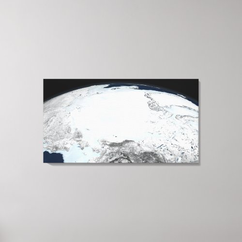 Arctic sea ice 2 canvas print