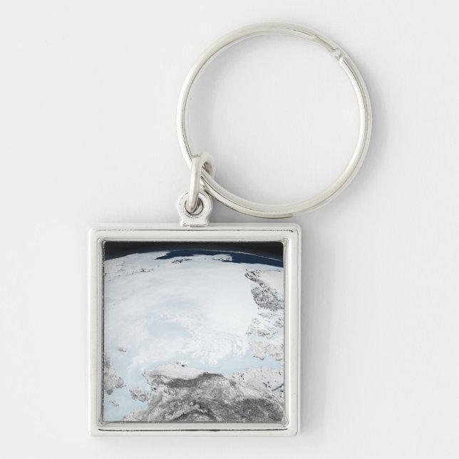 Arctic sea ice 2 keychain (Front)
