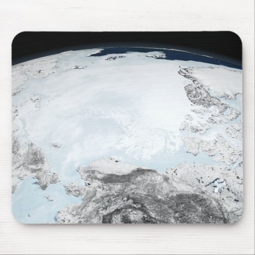 Arctic sea ice 2 mouse pad