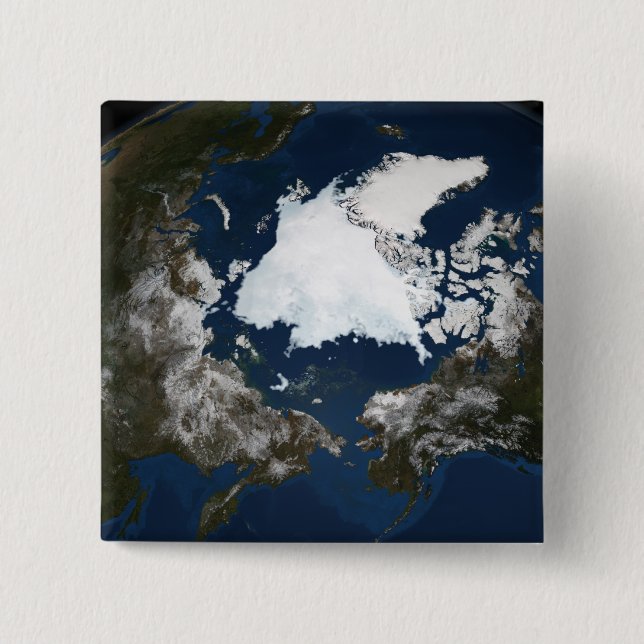 Arctic sea ice button (Front)