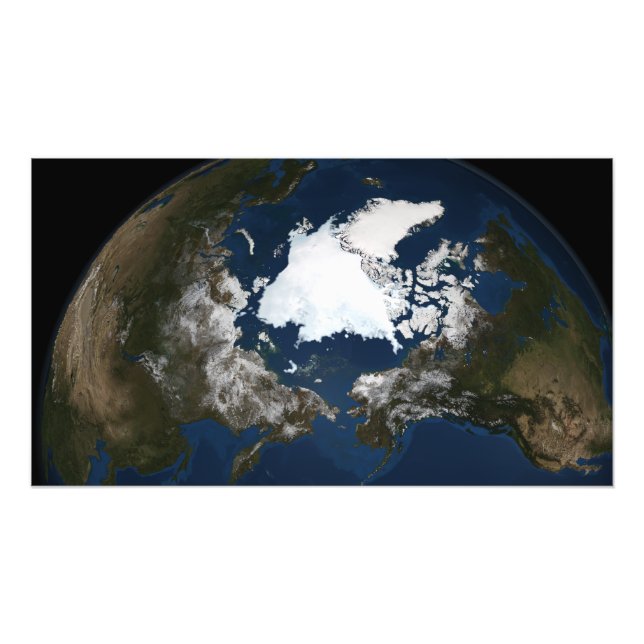Arctic sea ice photo print (Front)