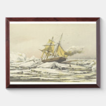 Arctic Ship Franklin Expedition Lithograph