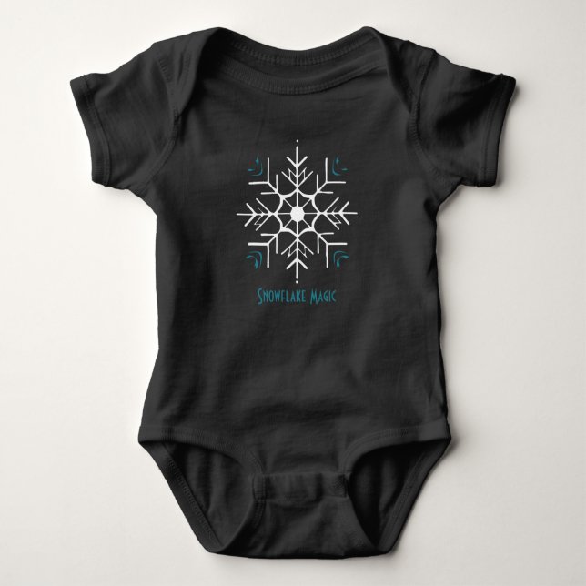 Arctic Sparkle Baby Bodysuit (Front)