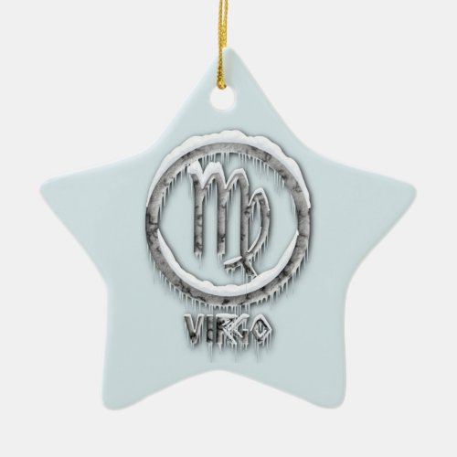 Arctic Virgo Ceramic Ornament