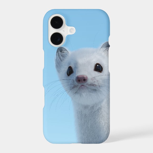 Arctic Weasel Charm Case-Mate iPhone Case (Back)