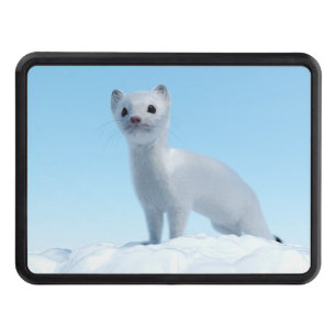 Arctic Weasel Charm Hitch Cover