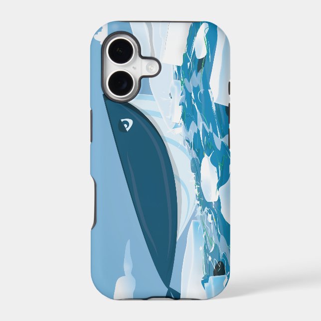 Arctic Whale Iphone Case (Back)