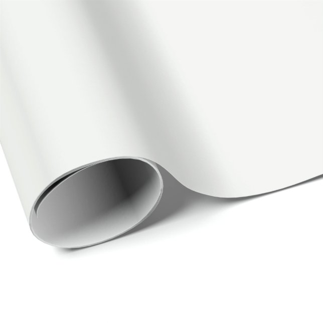 Arctic White color Wrapping Paper (Roll Corner)