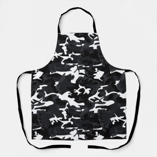 Arctic White Highlights Camo Apron