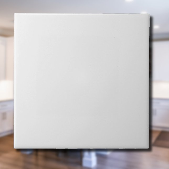 Arctic White Solid Color | Classic Elegant Ceramic Tile (Creator Uploaded)
