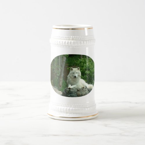 Arctic Wolf Beer Stein