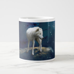ARCTIC WOLF MOON STRIDER GIANT COFFEE MUG