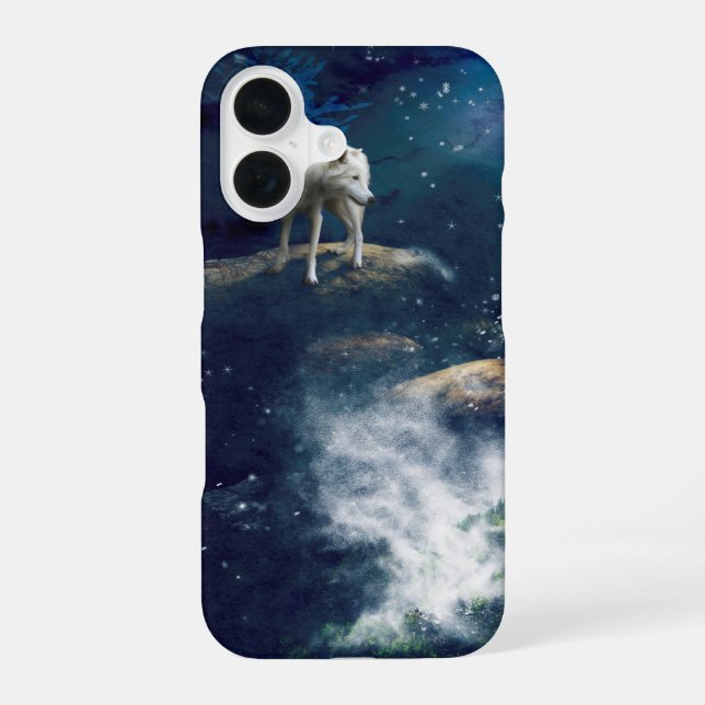 ARCTIC WOLF MOON STRIDER IPHONE CASE (Back)