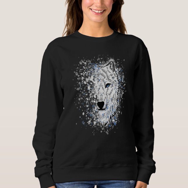 Arctic Wolf Polar Wolf Cool Premium Sweatshirt (Front)