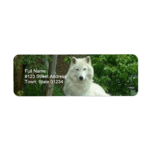 Arctic Wolf Return Address Label