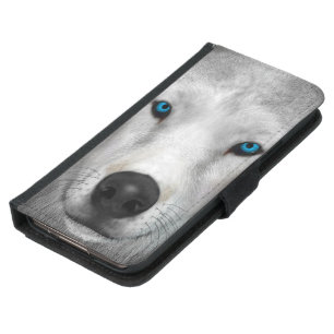 Arctic Wolf Samsung Galaxy S5 Wallet Case