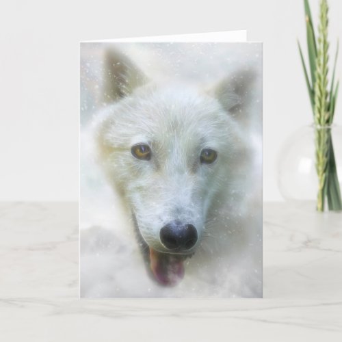 ARCTIC WOLF SNOW PIERCER CARD