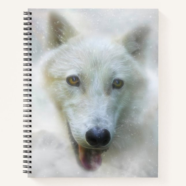 ARCTIC WOLF SNOW PIERCER NOTEBOOK (Front)