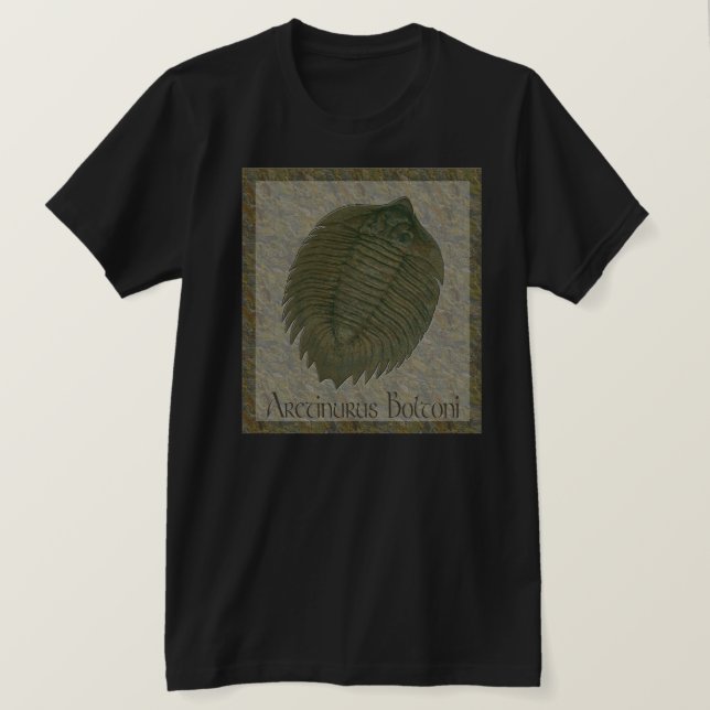 Arctinrus Boltoni Fossil Trilobite T-Shirt (Design Front)