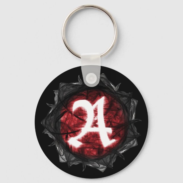 Arctiris Red Key-Chain Keychain (Front)