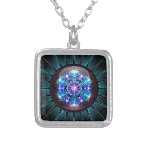 Arcturian Stargate Silver Plated Necklace