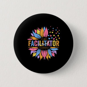 Ard Facilitator Special Education Sunflower Button
