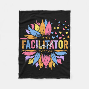 Ard Facilitator Special Education Sunflower Fleece Blanket
