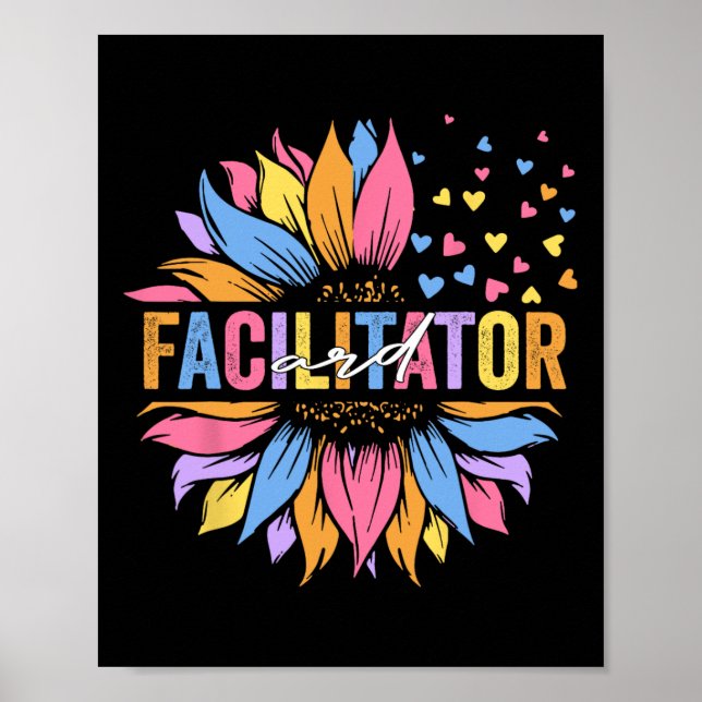 Ard Facilitator Special Education Sunflower  Poster (Front)