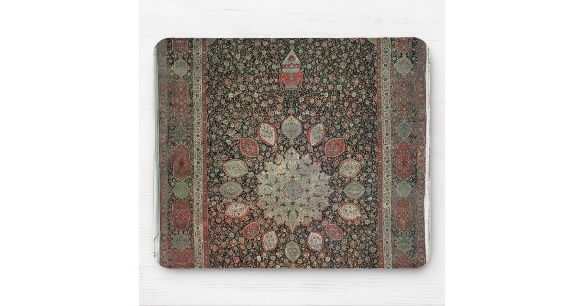 Ardabil Carpet Made For The Mosque At Mouse Pad Zazzle