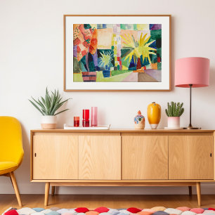 Arden on Lake Thun August Macke Framed Art