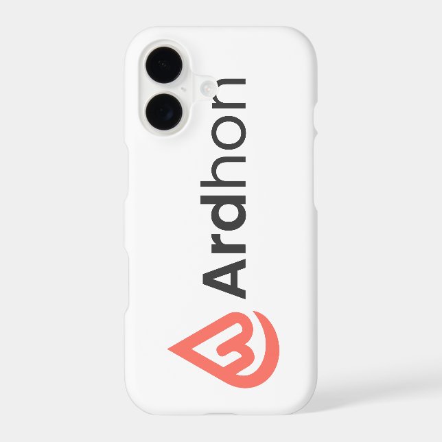 Ardhon brand merch - wear your style, your way iPhone case (Back)