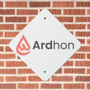 Ardhon brand merch - wear your style, your way metal sign