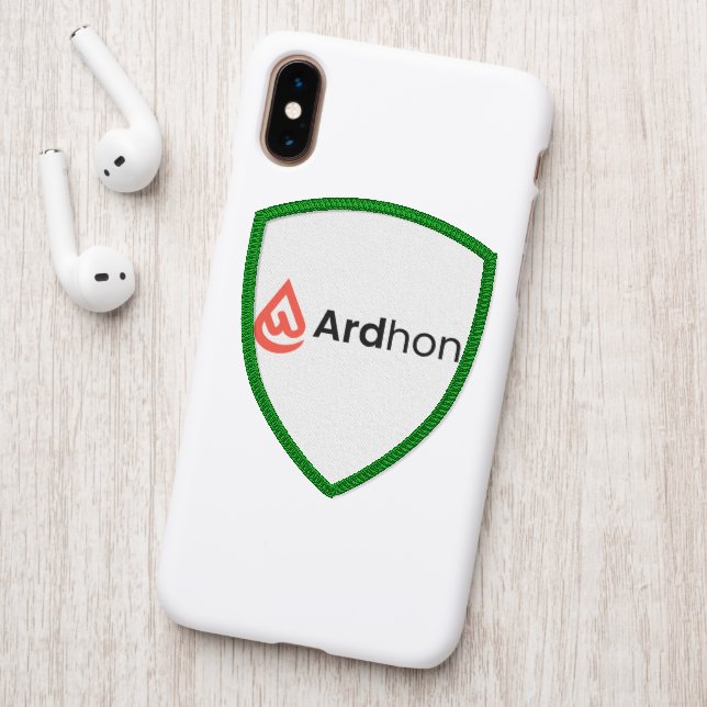 Ardhon brand merch - wear your style, your way patch (On Phone Back)