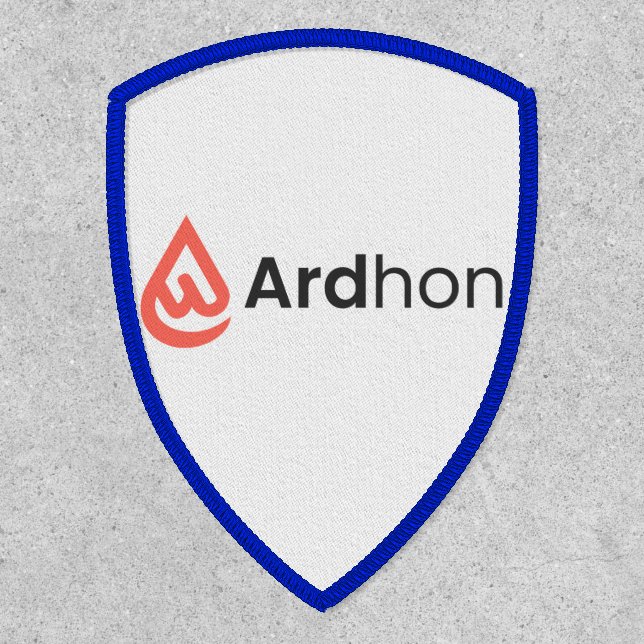 Ardhon brand merch - wear your style, your way patch (Front)