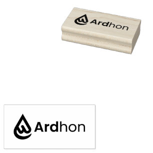 Ardhon brand merch - wear your style, your way rubber stamp