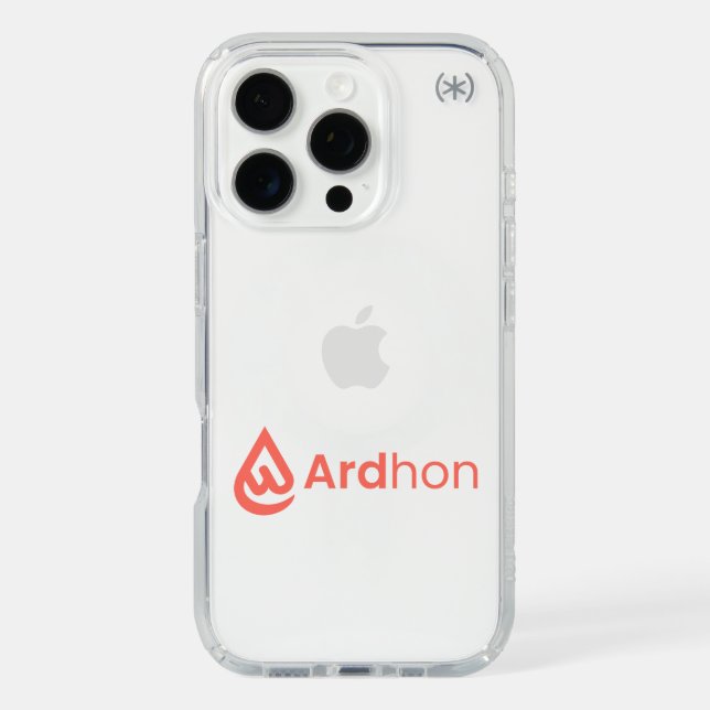 Ardhon brand merch - wear your style, your way speck iPhone case (Front)