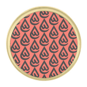 Ardhon designs that let you express yourself gold finish lapel pin