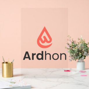 Ardhon - wear your style, your way acrylic sign