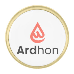 Ardhon - wear your style, your way gold finish lapel pin