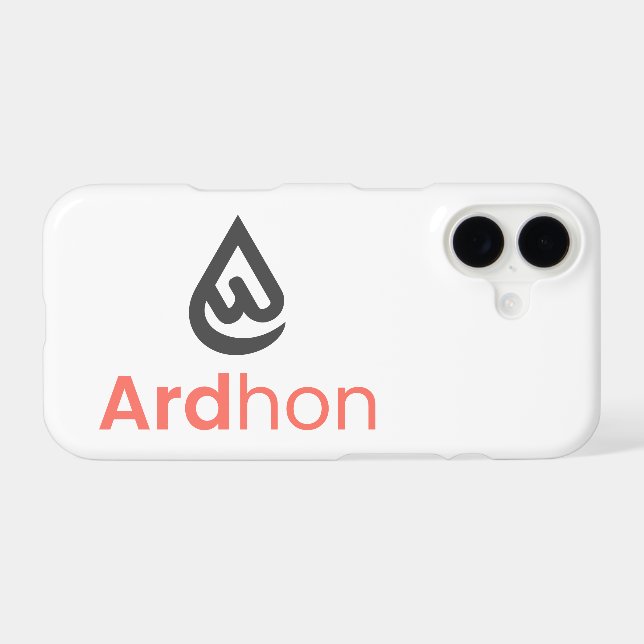 Ardhon - wear your style, your way iPhone case (Back Horizontal)