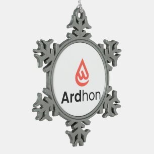 Ardhon - wear your style, your way snowflake pewter christmas ornament