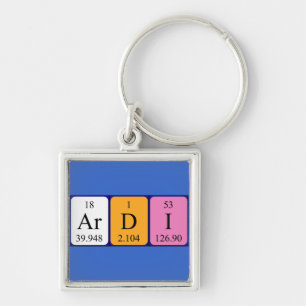 Ardi periodic table name keyring