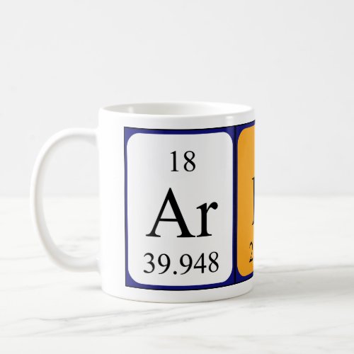 Ardi periodic table name mug